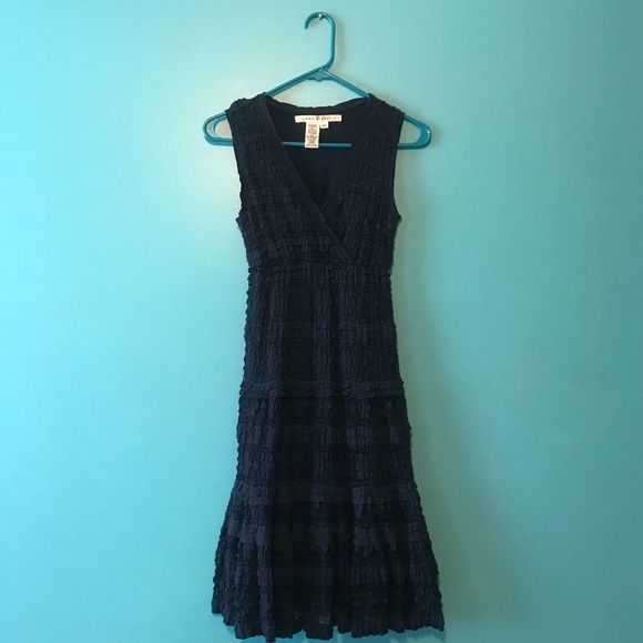 Navy Blue Midi Dress - Picture 2 of 4